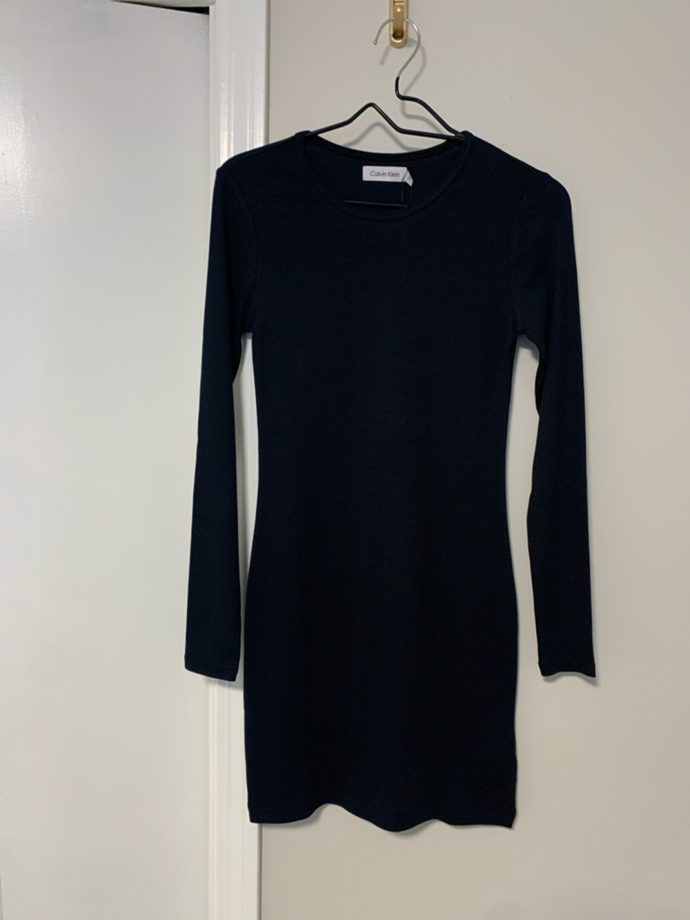 Calvin Klein ribbed mini dress